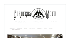 Desktop Screenshot of cerberusmoto.com